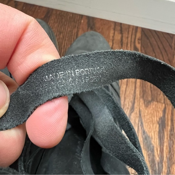 Free People Hybrid Strappy Suede Leather Boots Booties Heels Size 40 US 9-9.5, - Picture 9 of 16